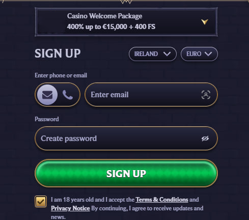 crazytower casino login